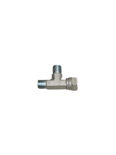 Immagine di ADATTATORE M. 1/4 GAS +M. 1/4 GAS + F. GIR. 1/4 GAS