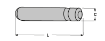 Immagine di PERNO E 372(8E6258 - 1324763 - 9J2258) L=77MM C=D=14MM