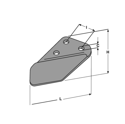 Immagine di  TAGLIENTE LATERALE PER MINI ESCAVATORE E7R